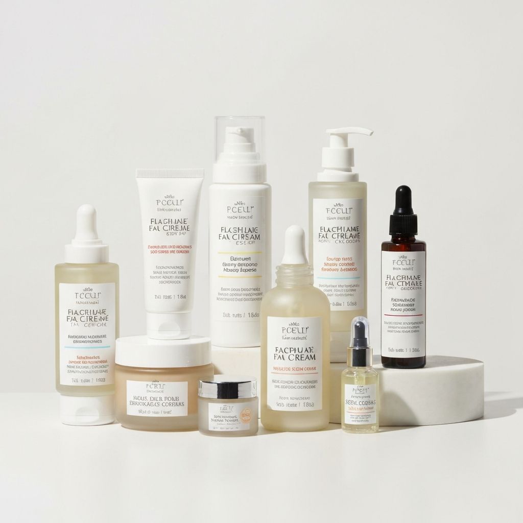 Women's face creams collection